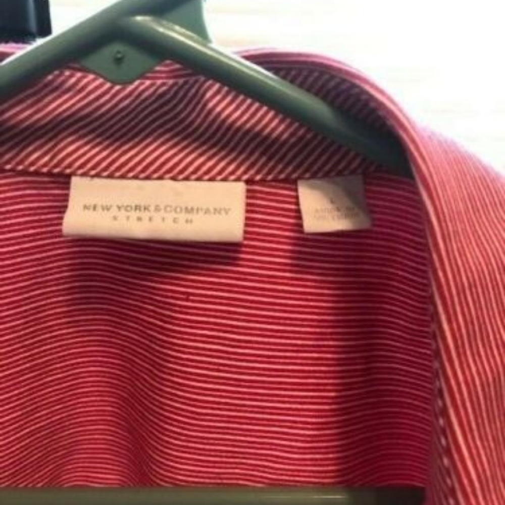 New York and Company Button Down Shirt Blouse - Picture 3 of 4